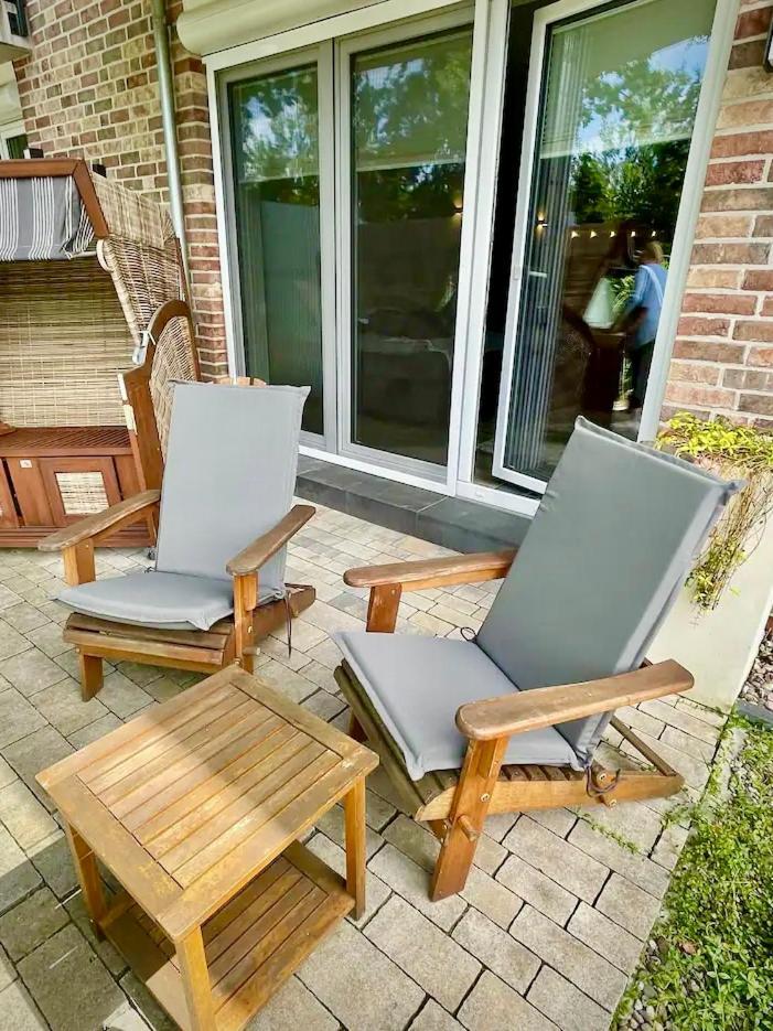 Kleine Auszeit -- Inklusive Parkplatz & Wifi, Geschirrspueler, Waschmaschine & Terrasse Mit Strandkorb -- Perfekt Fuer Urlaub & Business Шарбойц Екстер'єр фото